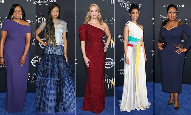 Red carpet style: Stars sparkle at the Wrinkle in Time premiere in L.A. 