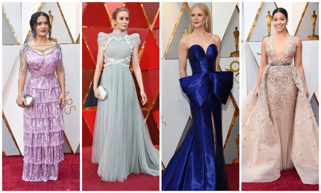 All the red carpet fashion from the Oscars 2018