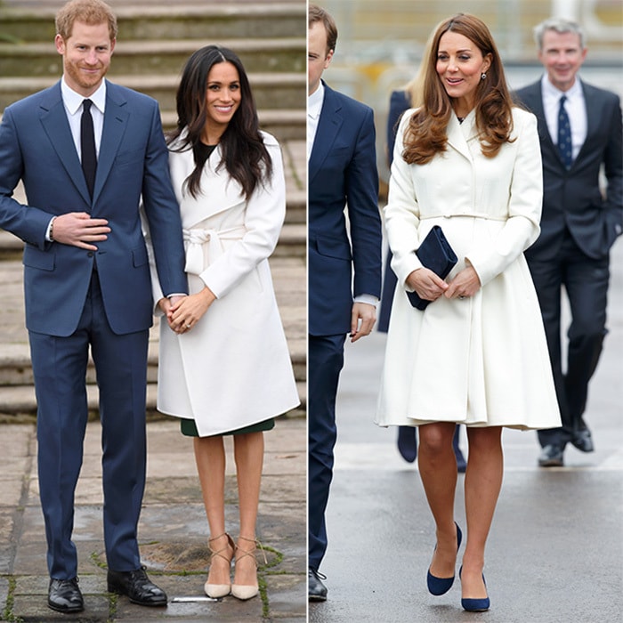 All the times Kate Middleton and Meghan Markle dressed alike