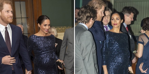 Meghan Markle brings the sparkle – and glam – to date night with Prince Harry: see the look