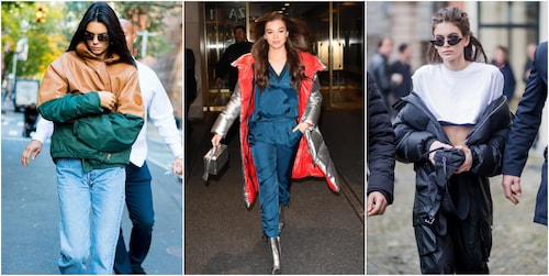 The it-girl guide to puffer jackets as seen on Kendall Jenner and more fashionistas