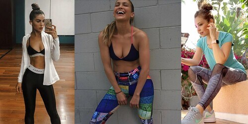 JLO, Thalía and more fit celebs add style to activewear