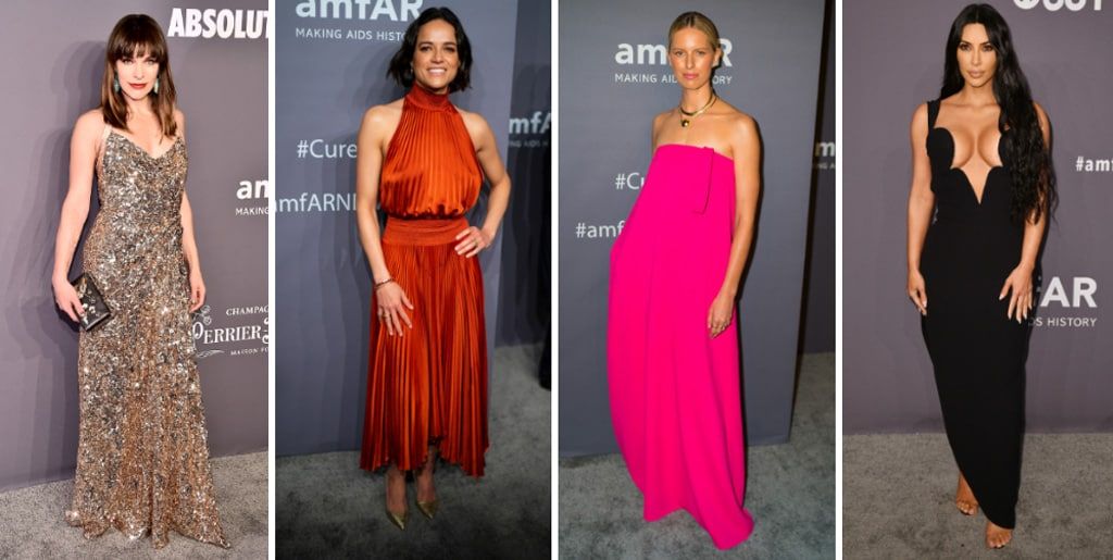 See all the best pics from the amfAR Gala: Kim K, Michelle Rodriguez and more