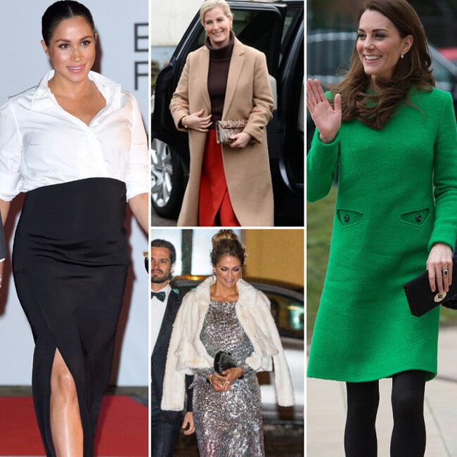 Royal fashionistas welcomed February with dazzlingly cool winter wear