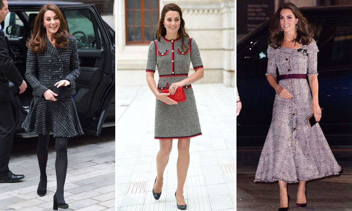 Kate Middleton Steps Out In A Cute Black Tweed Skirt Suit #35 Kate Middleton Steps Out In A Cute Black Tweed Skirt Suit