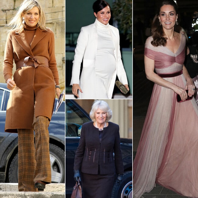 A nod to the ‘70s, full-on monochrome and more in the royal fashion realm
