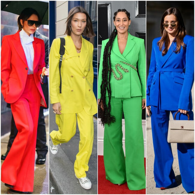10 celebrity power suit moments that will have you tasting the rainbow this spring