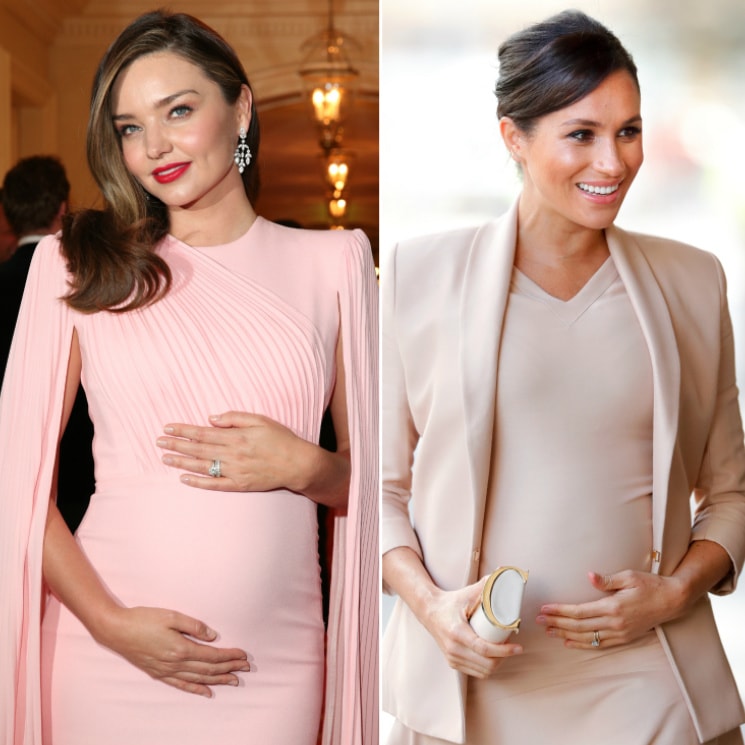 Miranda Kerr debuts her baby bump in the most Meghan Markle way