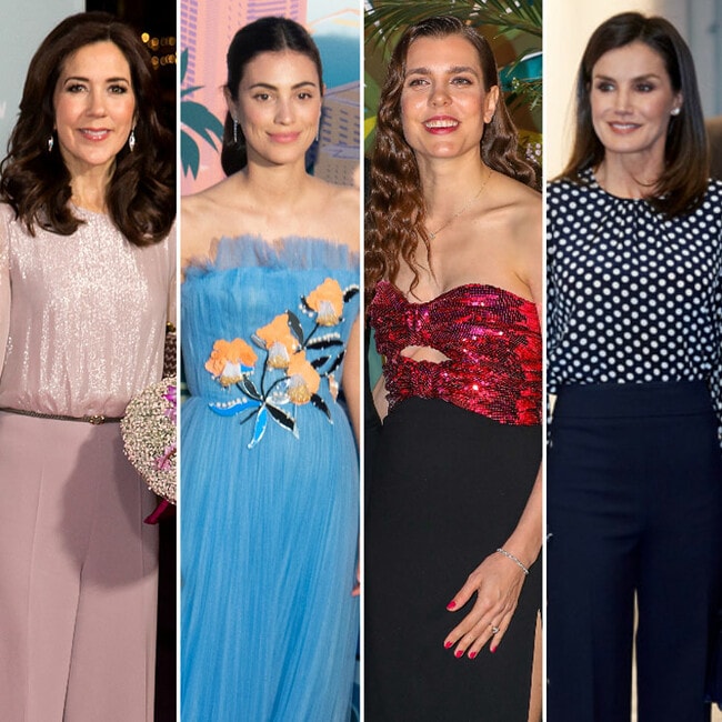 From glamorous sparkly gowns to ultra-sleek outfits, see what stylish royals wore this week 