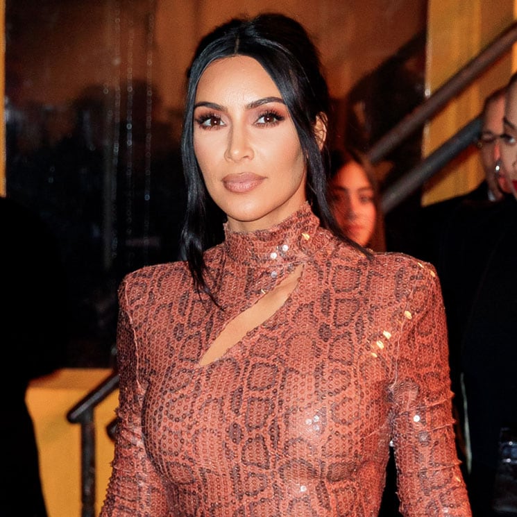 Kim Kardashian stuns in daring unitard as she celebrates opening of center named after her late father