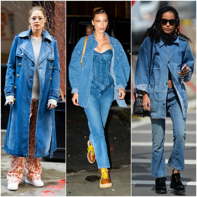 The ultimate guide on how to rock the double denim look like a celebrity! 