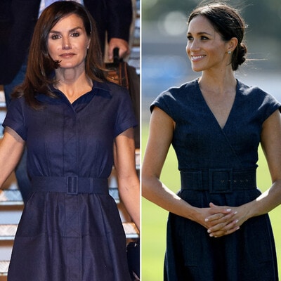Queen Letizia and Meghan Markle twinning