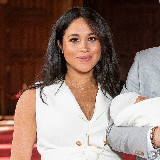 Meghan Markle wears a signature look for Baby Sussex's debut – all the fashion details