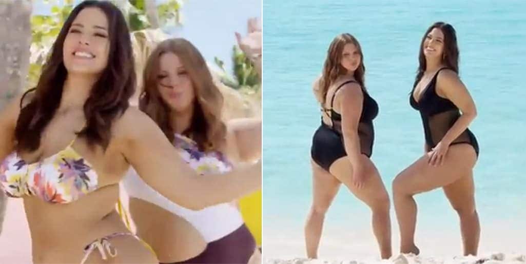Ashley Graham shares the spotlight with her sister in swimsuit shoot