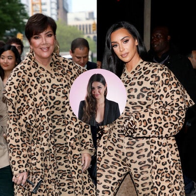 Kim Kardashian and Kris Jenner Twinning