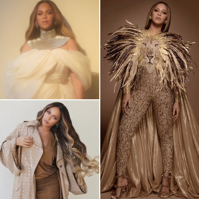 Beyoncé is channeling her 'Lion King' character and dressing up like Nala in real life