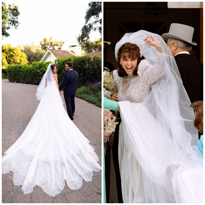 Katherine Schwarzenegger's second wedding dress revealed, wore mom