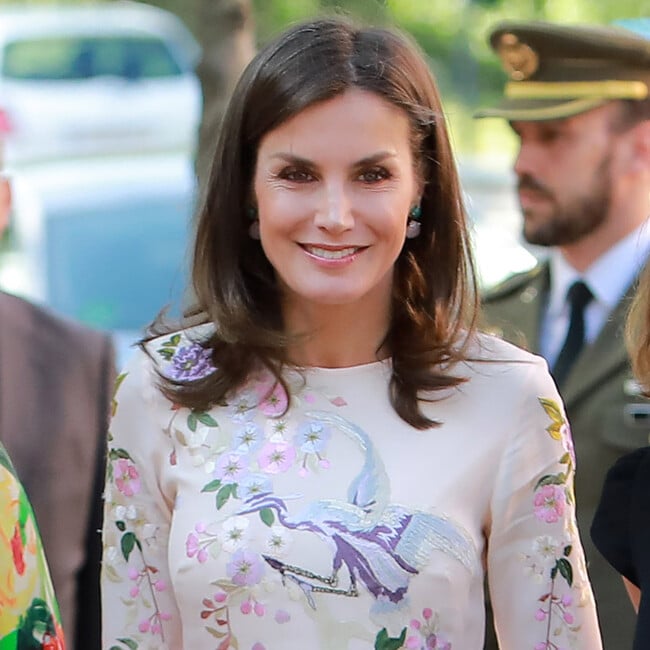 Queen Letizia masters her look in this $100 dress for the third time thanks to these styling tricks 