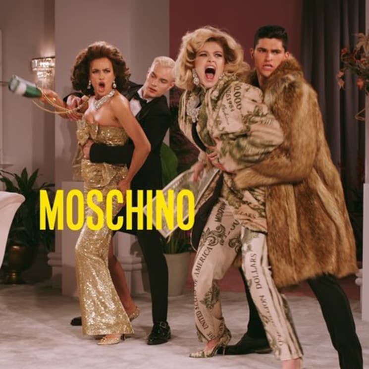 Gigi Hadid, Joan Smalls and Irina Shayk for Moschino fall/winter