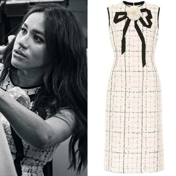 Meghan Markle British Vogue Gucci dress