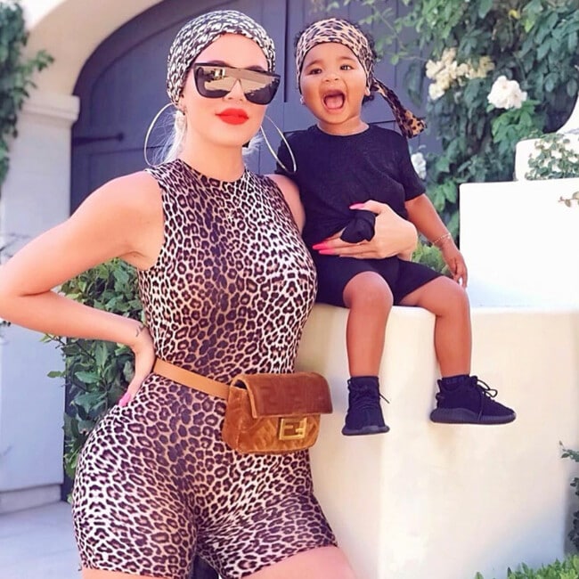 Khloé Kardashian and True Thompson get wild in latest matching look