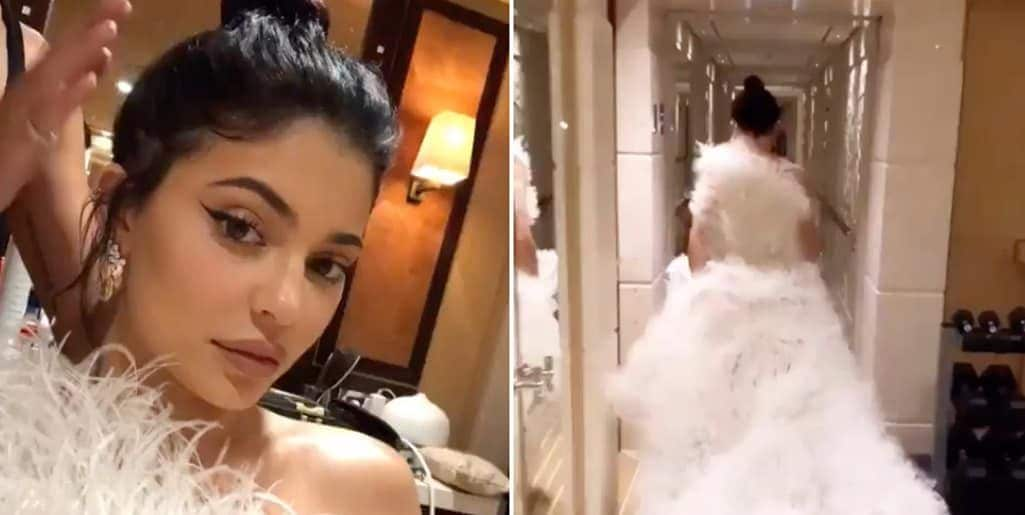 kylie jenner wedding dress