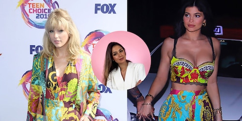 Taylor Swift and Kylie Jenner are style twins in the season’s hottest print