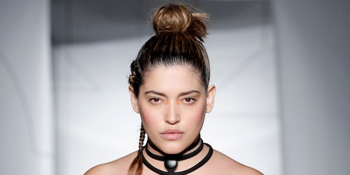 Denise Bidot looked fierce as ever for her first ever fashion week show