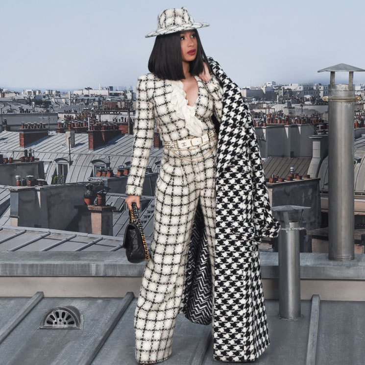 Cardi B's houndstooth Chanel coat: Get the look for less