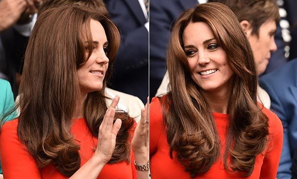 Kate Middleton debuts new hair at Wimbledon