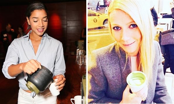 Hannah Bronfman, Gwyneth Paltrow and more stars warming up to matcha