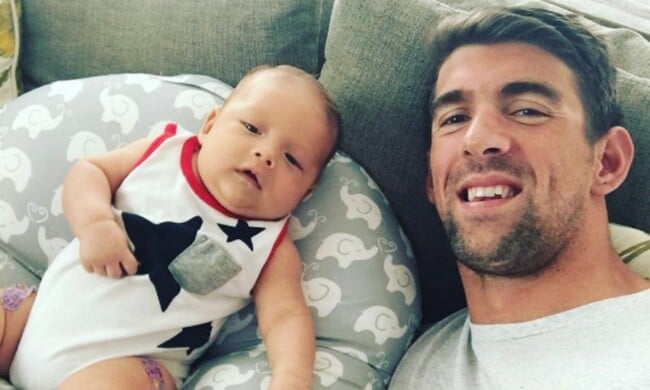 Rio 2016 Olympics: Michael Phelps and fiancée Nicole Johnson's son Boomer steals the show