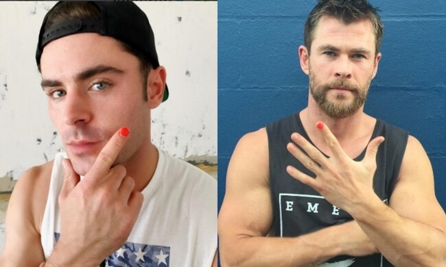 Find out why Zac Efron, Chris Hemsworth and more of Hollywood's male stars are painting their nails
