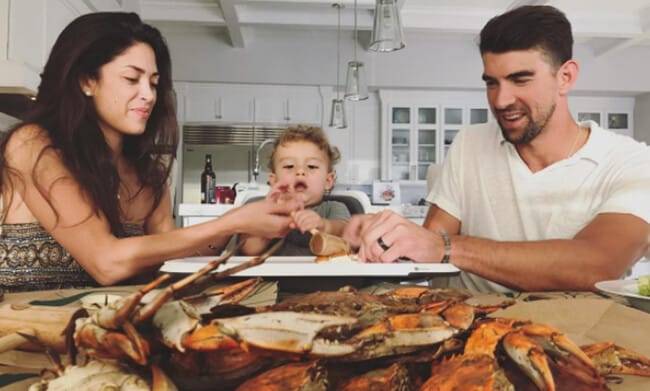 Michael Phelps and Nicole's son Boomer's most adorable moments