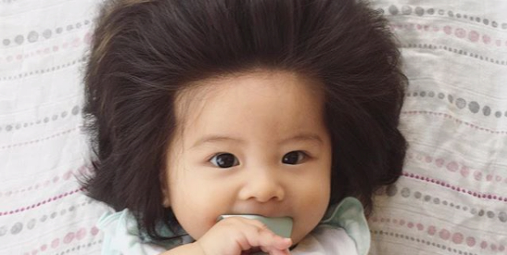 Baby Chanco—the 1-year-old with lusciously long hair—is now a Pantene hair model