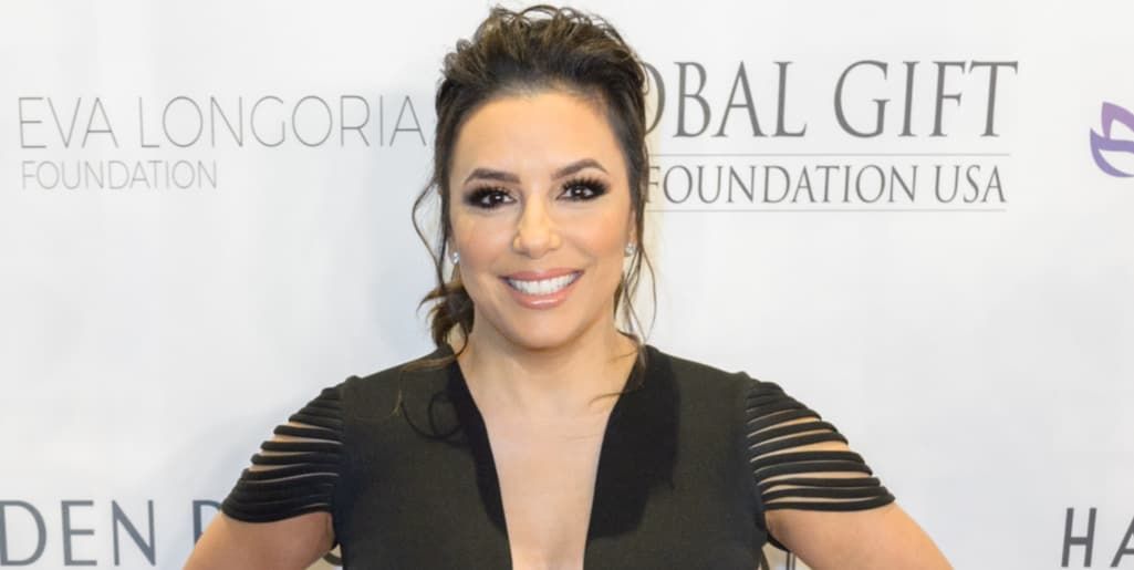 Eva Longoria flaunts fabulous post-baby figure and gives THIS glam life advice