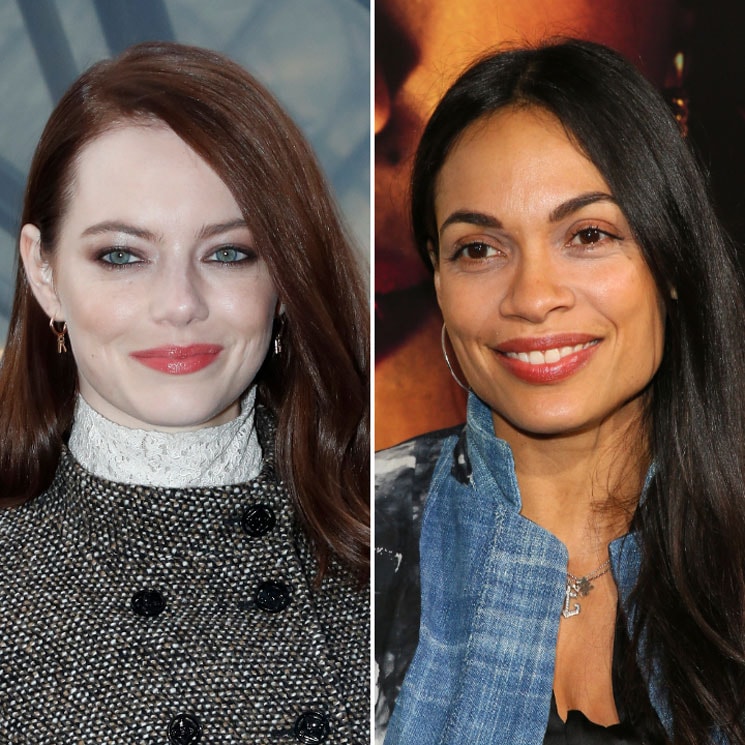 Rosario Dawson and Emma Stone