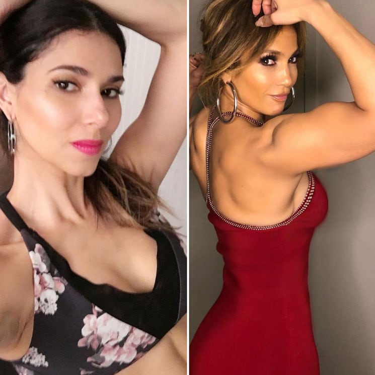 Roselyn Sanchez and Jennifer Lopez