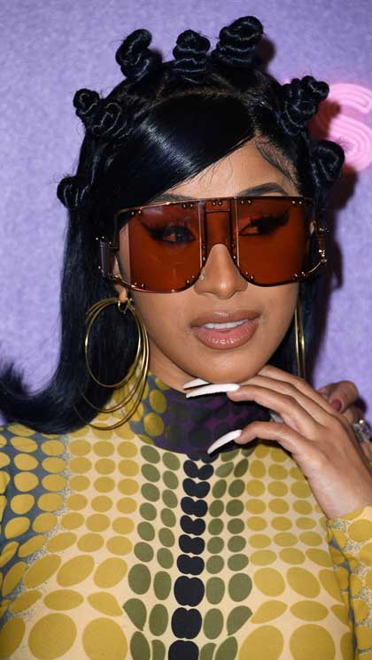 Cardi's latest hairstyle throwback takes us back to the early 90s