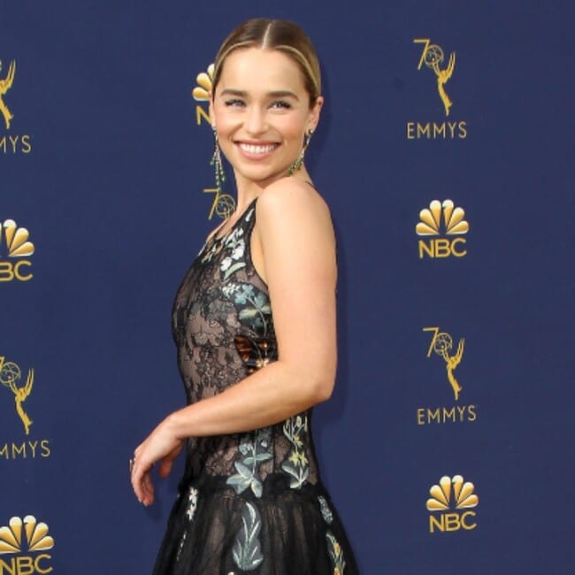 Emilia Clarke's go-to beauty tool is something that she keeps in her fridge