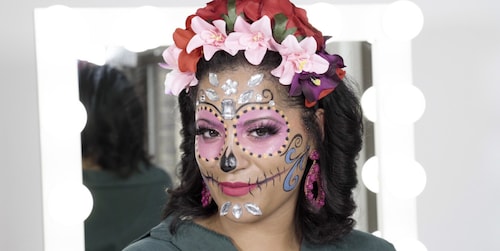 Celebrate Day of the Dead with this Sugar Skull makeup tutorial