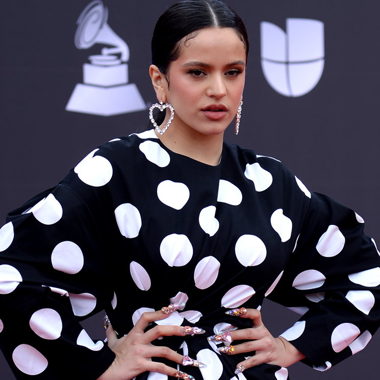 Rosalía nearly blinded us with her bejeweled nails at the 2019 Latin Grammys