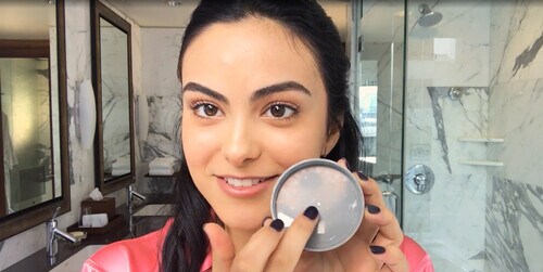 Every product Camila Mendes uses to keep her skin fresh after a '15 hour' workday