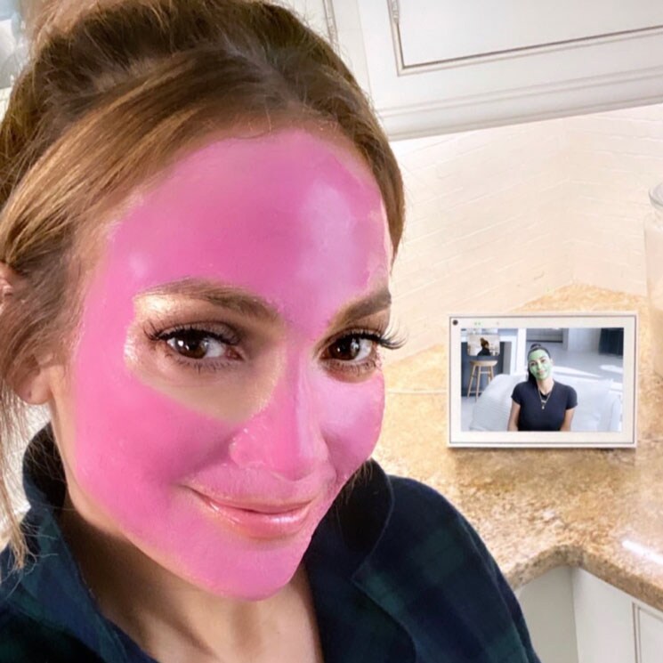 JLo and A-Rod share a beauty moment with Kim Kardashian proving skincare is key for the holidays