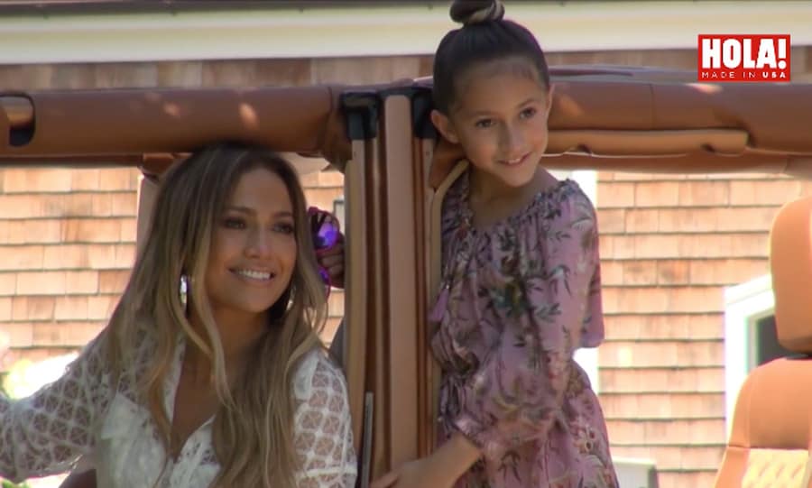 Jennifer Lopez's HOLA! USA cover shoot has a surprise guest - her daughter Emme