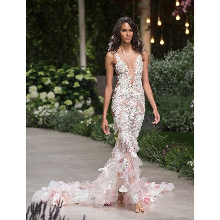 Think pink or something blue The best colored wedding dresses