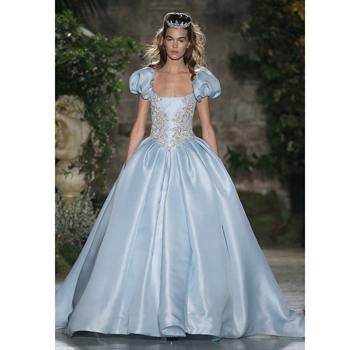 Blue wedding shop gown 2018