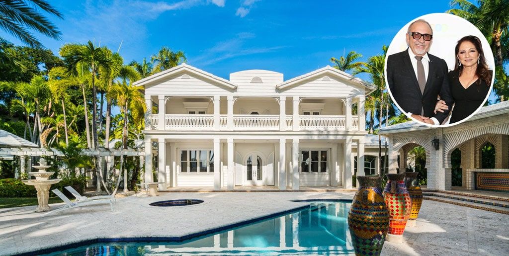 Gloria and Emilio Estefan's luxurious Miami estate hits the market for $32 million