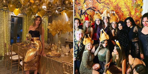Sofia Vergara threw the most epic glitter party for Thanksgiving: Video