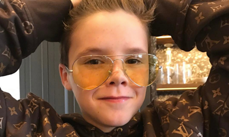 los 11 Cruz Beckham ya es influencer de Louis Vuitton